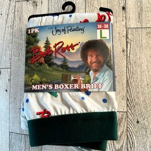 Men's Large  36-38 Bob Ross Boxer Brief